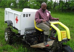 Basic Utility Vehicle (BUV) in Ambulance Configuration.